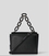 Bolso mini pin Karl Lagerfeld negro cadena